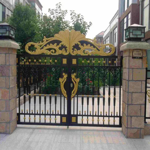 张家口宣化区别墅大门材质 沧博金属