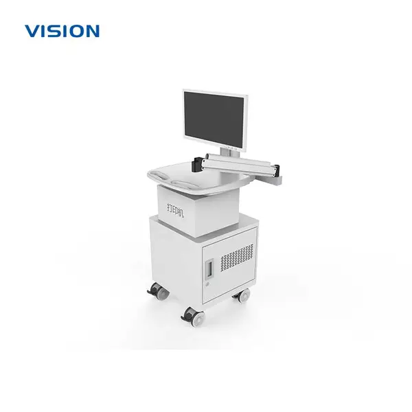 移动设备推车 VISION 23077| 带显示器支臂打印机柜 静音万向轮
