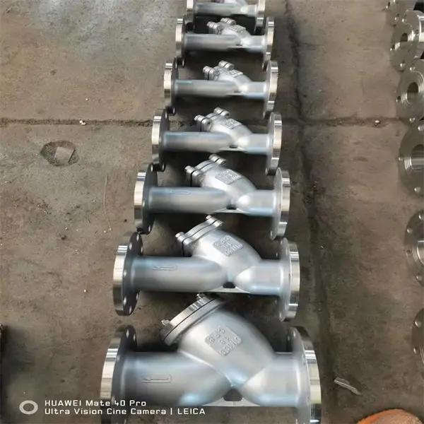 GL41W-16R DN65法兰316L不锈钢Y型过滤器 自动反冲洗排污过滤器