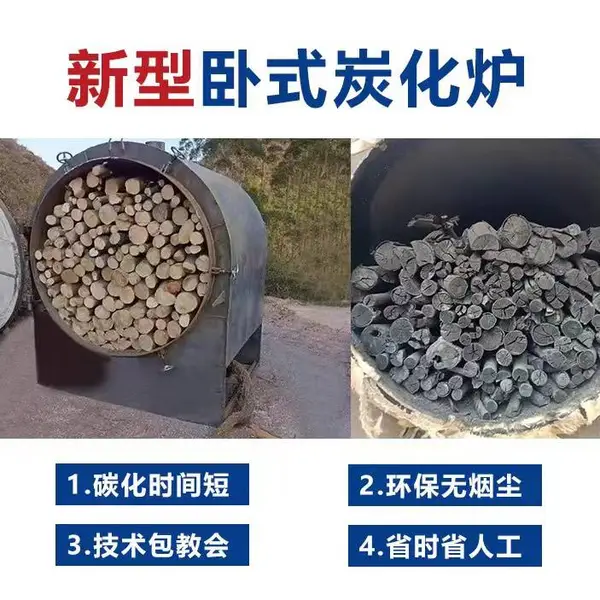 2023新型节能环保卧式炭化炉焕然上市了