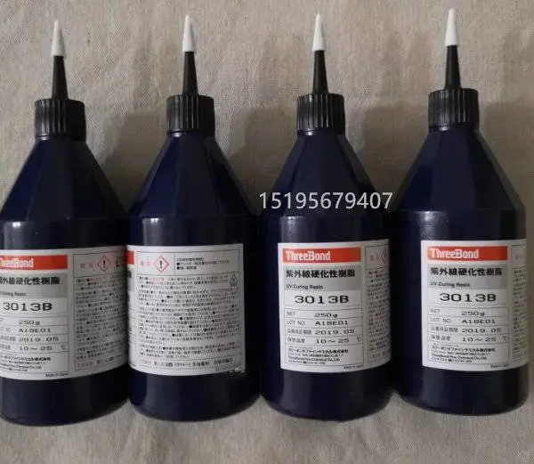 日本THREEBOND***厌氧胶3013B三键紫外线固化UV胶TB1301B密封剂
