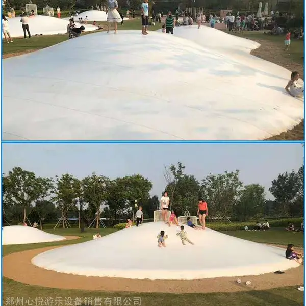 新疆景区大型网红娱乐项目充气蹦蹦云厂家专业设计