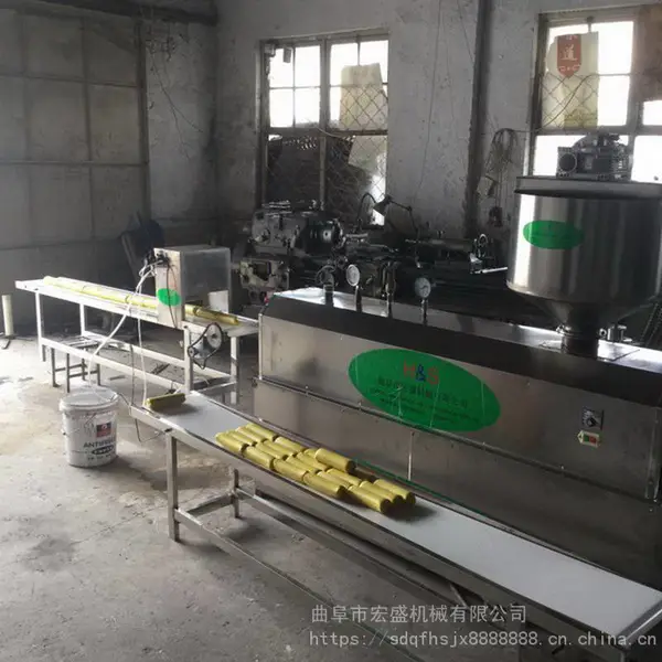 水磨灰碱粑机好口感Q弹碱水粑机推浆米果机创业设备