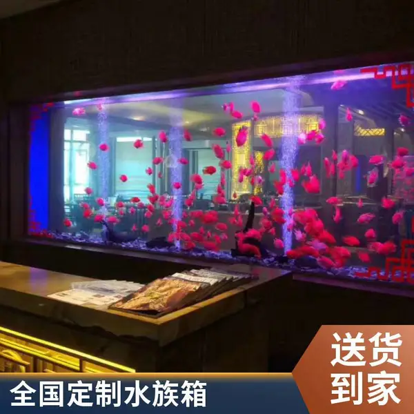 秦海水景 轻便易搬运 中高端观赏鱼缸 壁挂嵌入式 全自动水质管理