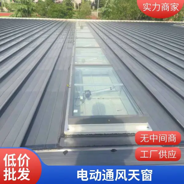 消防排烟天窗 屋顶通风气楼 电动控制 现代化车间理想选择