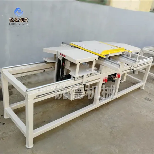 锐德木工机械设备双端齐头锯 半自动双端锯 木工锯床河北厂家