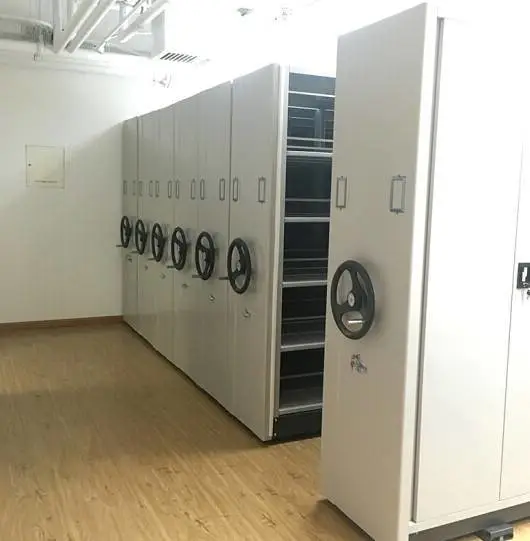 【昆明档案密集柜智能移动手摇密集架保密柜更衣柜档案柜书架】