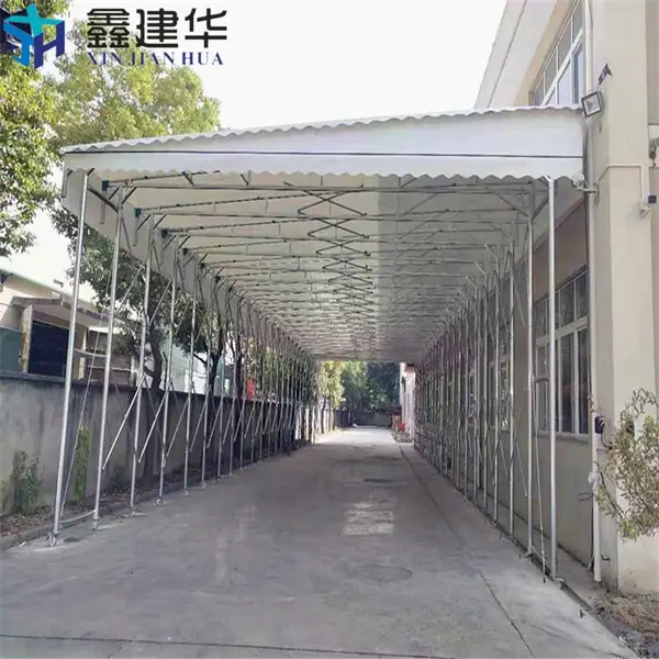 恩施利川户外防风推拉仓库篷 辆移动雨篷工厂制作