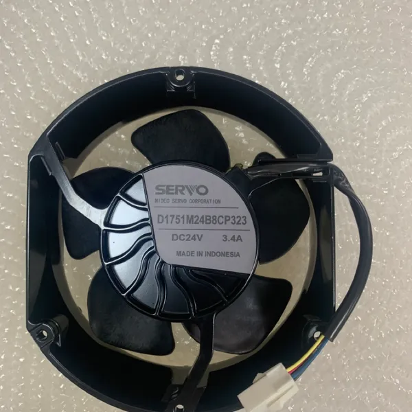 全新原装 D1751M24B2AZ-22 SERVO 24V 17251变频器散热风扇金属框