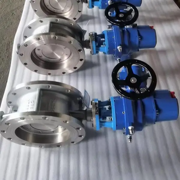 不锈钢法兰蝶阀 三偏心 D343P-25C DN300 涡轮手动三偏心高温