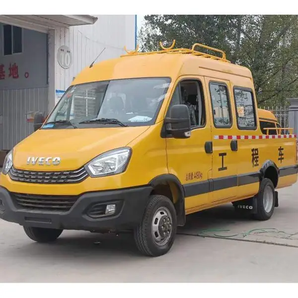依维柯欧胜自动挡工程车 13座电力抢修车 新款燃气供水抢险救援车