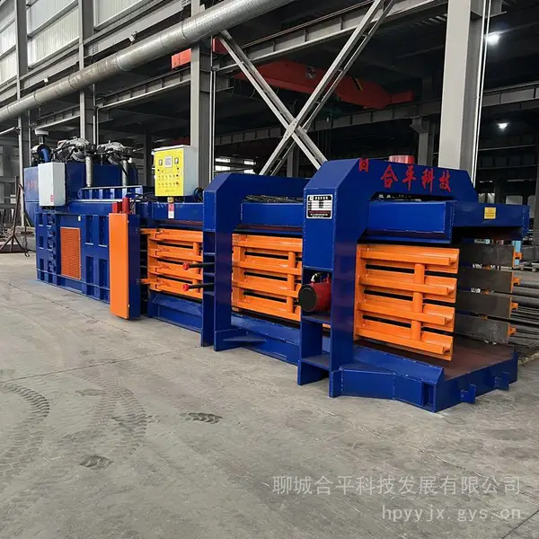 全自动废纸打包机大型卧式液压打包机废旧塑料厂家