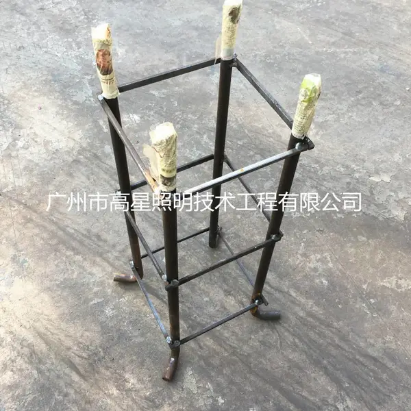 高星杆体地笼 地脚笼 基础预埋件 路灯杆基础笼定制