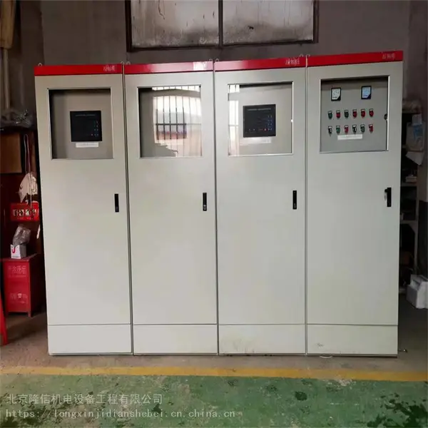 自动消防巡检柜 消防泵控制柜 喷淋泵控制柜 铜牌链接 IP55标准
