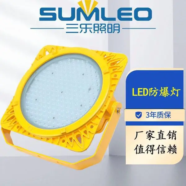 户外LED防爆灯 50W100W石油化工隔爆灯泛光投光灯 防水加油站***