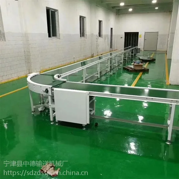食品流水输送线/转弯机、中德皮带转弯输送机