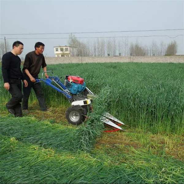 中药材小型茎叶收割机 家用柴油芦苇玉米秸秆收割机