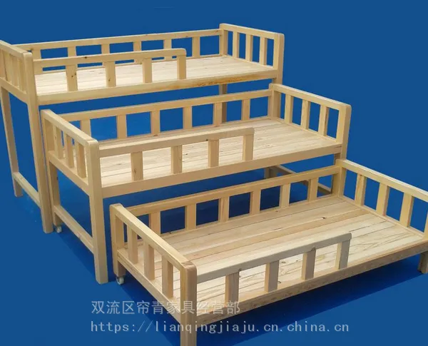 成都幼儿园家具四川幼儿园小床高低床实木材质