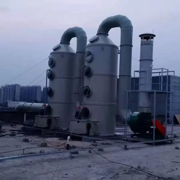 酸雾净化设备 雾化水膜净化器治理实验室废气 酸雾净化器 塔