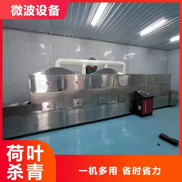艾叶杀青干燥机 木材连续式脱水机 茶叶微波杀青烘干机