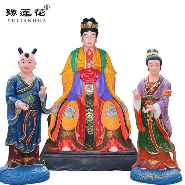 送子奶奶佛像 ***三娘娘佛像 塑像送子老母佛像图片重庆雕塑供应厂