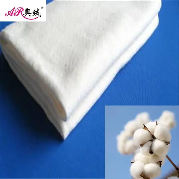 童装用天然棉花絮片 100%棉花填充棉 环保棉絮片生产厂家