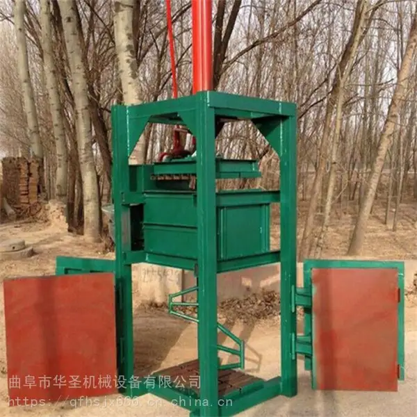 门板加固四开门棉花打包机 立式再生棉打捆机