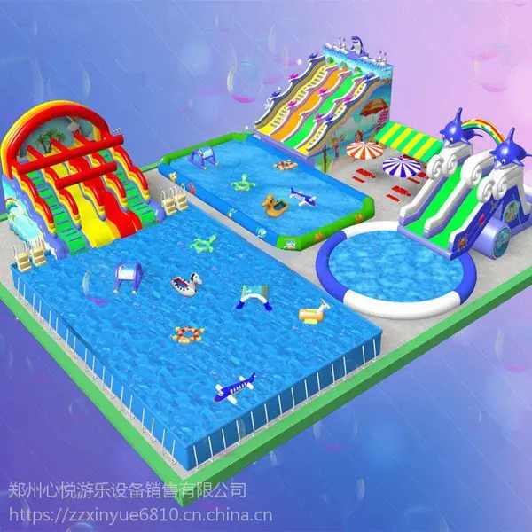 夏季室外成人水上乐园大型动漫水世界