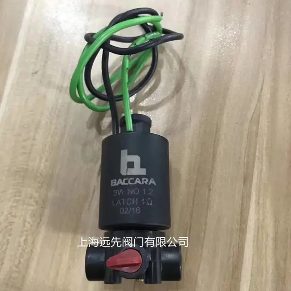 以色列BACCARA脉冲三通电磁阀3W NO/1.2 LATCH 4欧姆