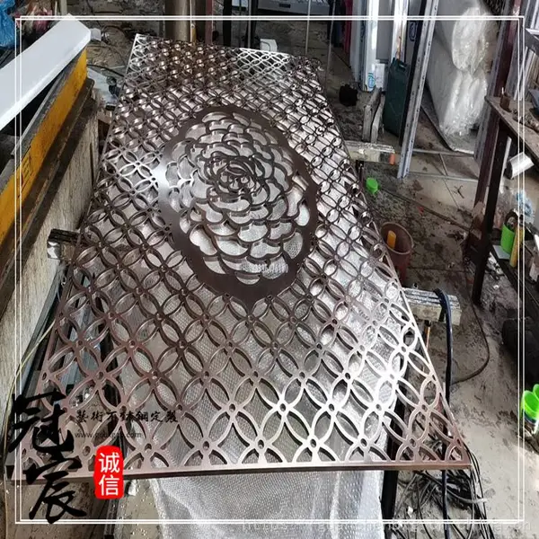 佛山厂家全屋定制铝合金屏风 浮雕铝屏风 镀铜铜屏风厂家