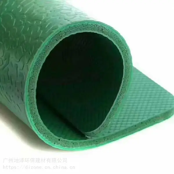 地泽塑胶地板厂活动室羽毛球场篮球场用塑胶地板运动定制