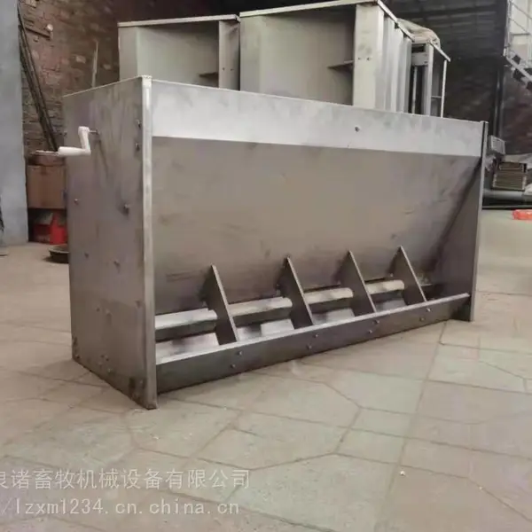 养猪场不锈钢猪用食槽