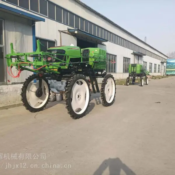四轮自走式高杆喷药机 小型柴油座驾式打药车 中药材四轮打药机