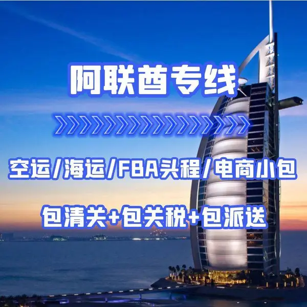 中国到阿联酋快递/空运/海运/FBA头程/电商小包专线双清包税门到门服务
