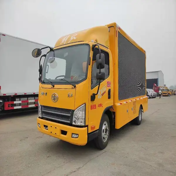 四米二LED广告车 大型蓝牌舞台车 LED大屏幕广告车