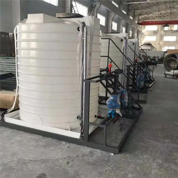 【盐城半吨塑料计量桶 防腐蚀 污农药搅拌罐 絮凝剂搅拌罐】图片