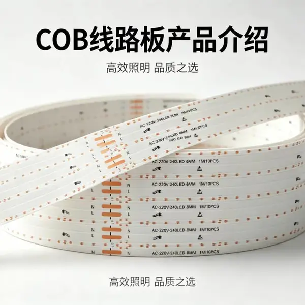 供应卷对卷COB柔性线路板7.92MM 220V 240灯 50铜单面板