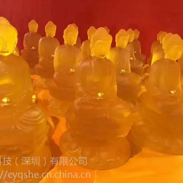 宏缘科技琉璃工艺品佛像万佛龛光明柱牌位存放架寺庙智能万佛工程
