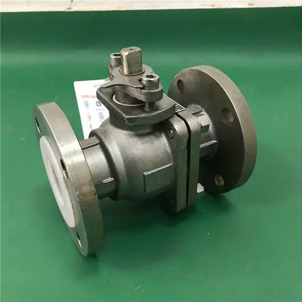 衬四氟球阀 Q41F46-16RL DN25 手动316L不锈钢衬氟球阀