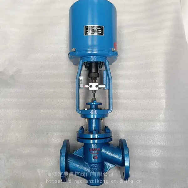 配瑞浦381L电子式直行程不锈钢电动单座衬氟调节阀ZDLPF46-16P耐强腐蚀