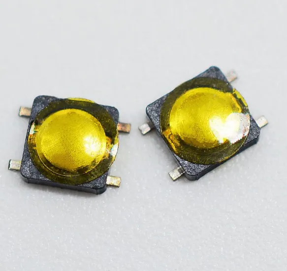四脚贴片4X4X0.8/1.0 轻触开关带盖5X5X0.8 1.0薄膜开关 按键开关