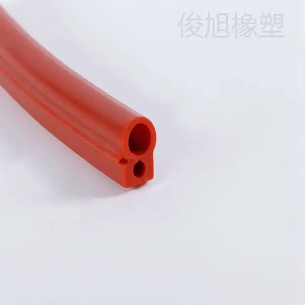 环保设备硅胶密封条 除尘器密封条 定做D型油烟净化箱胶条