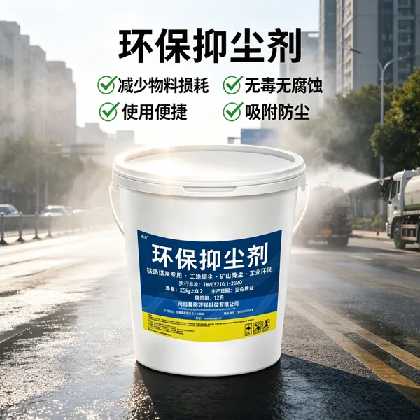 鹤壁奥钧环保液体结壳抑尘剂 长效固尘 铁路煤炭运输矿山料场建筑工地道路扬尘抑制剂