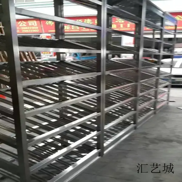 北京豪华大酒店装饰玫瑰金不锈钢酒柜 拉丝钛金不锈钢酒架