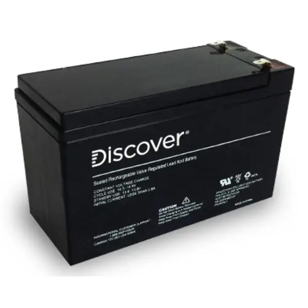 Discover蓄电池D12140 12V14AH音响设备 电池童车 医疗设备