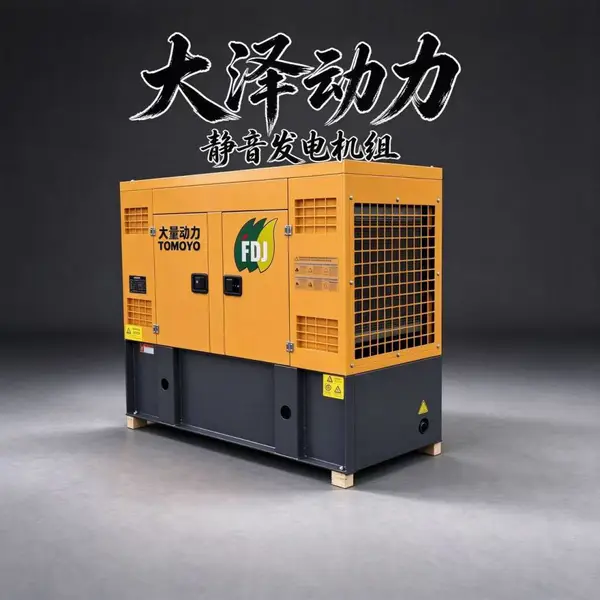 柴油发电机100KW静音五十铃酒店停电备用
