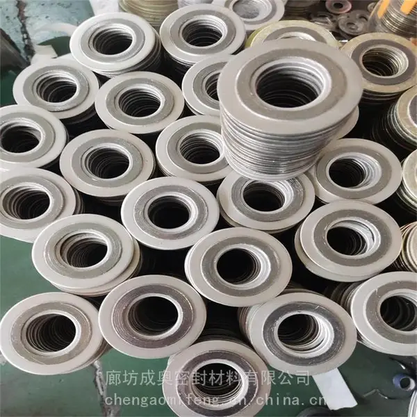 金属缠绕垫片不锈钢内外环高压垫片高温法兰密封石墨垫圈蒸汽阀门金属法兰密封垫片