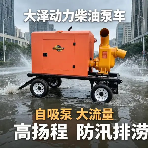 工程施工户外抽水神器300立方柴油泵车规格齐全