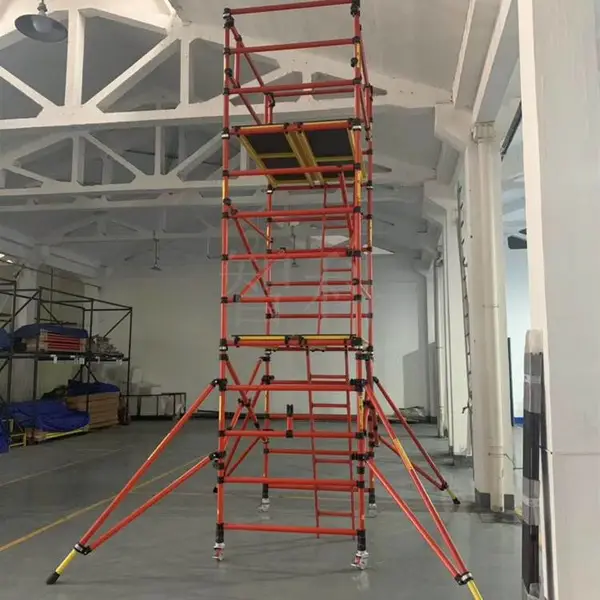 脚手架安全爬梯 zk建筑绝缘梯 工地工程装修检修梯