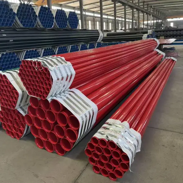 友诚管道 消防涂塑钢管 矿用涂塑复合钢管 Q235B小口径涂塑钢管